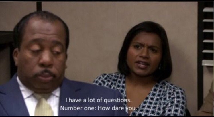 ciannachanel's tweet photo. @mindykaling SERIOUSLY. #mindyprojectfinale #exsqueezeme #imtheworst hahaha https://t.co/918P5hBQE9
