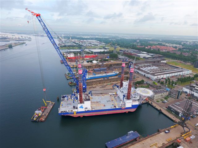 Sea Installer geupgraded bij Damen Shipyards scheepvaartnieuws.maasmondphoto.nl/sea-installer-…