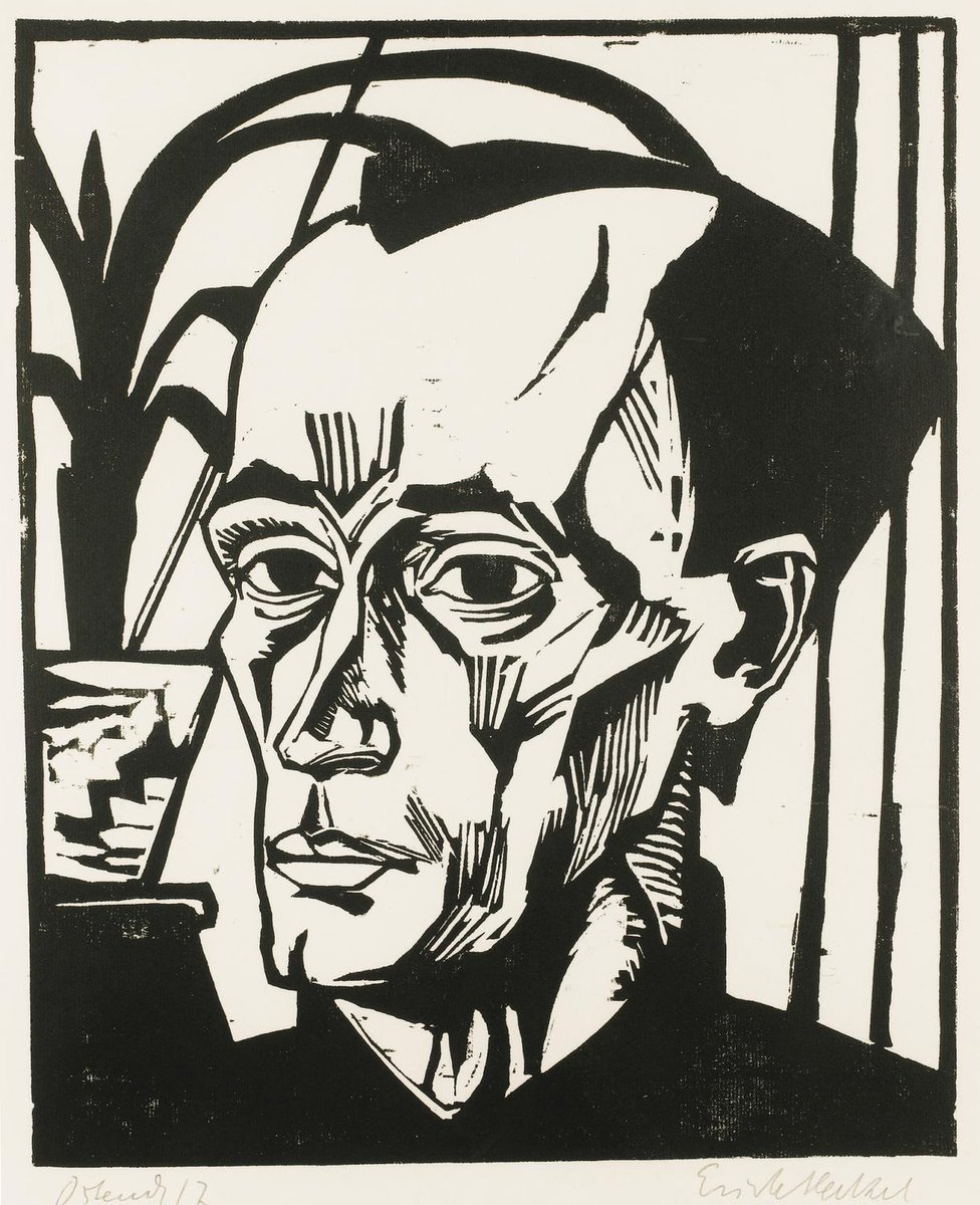 erich_heckel's tweet photo. BILDNIS E.H. (D. H.306), 18×23in, Sold for $8,285 USD #erichheckel https://t.co/WmB3so1iHd https://t.co/ZzW9QcdSyp