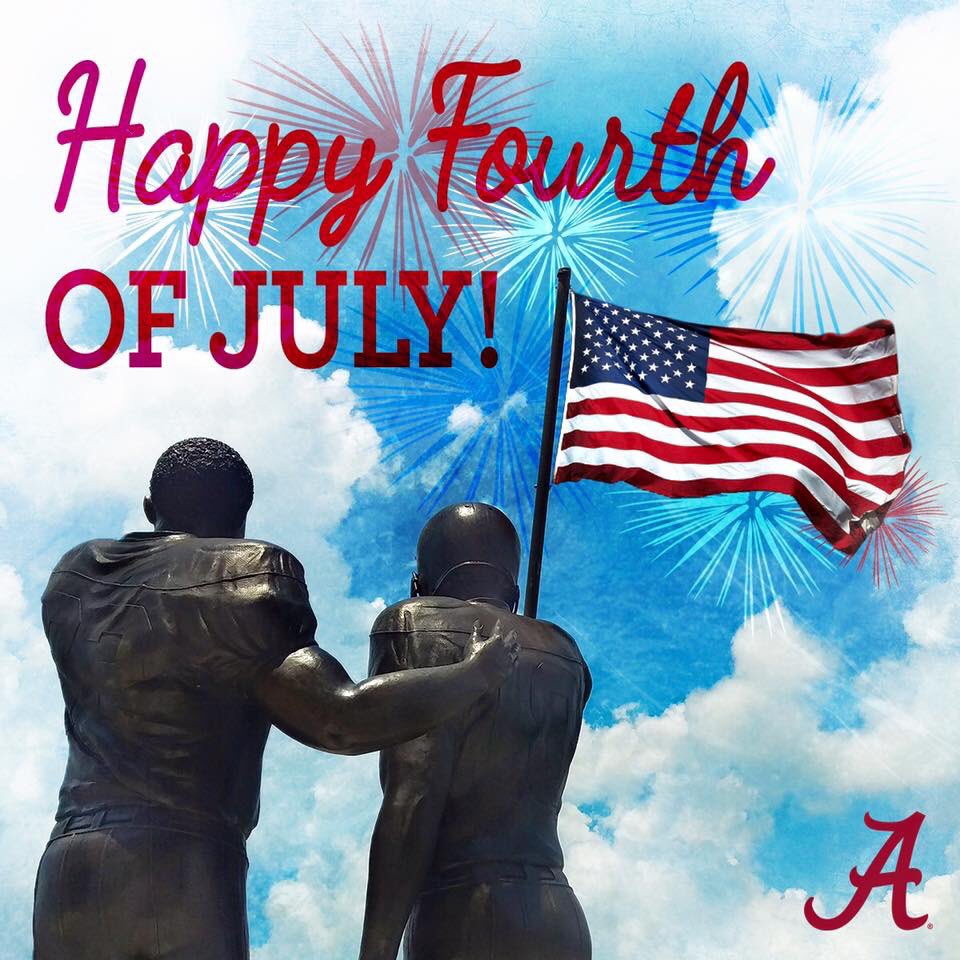 BamaPride4Ever's tweet photo. #WePledged #July4th #4thOfJuly #RollTide https://t.co/g5enOpJ5uN