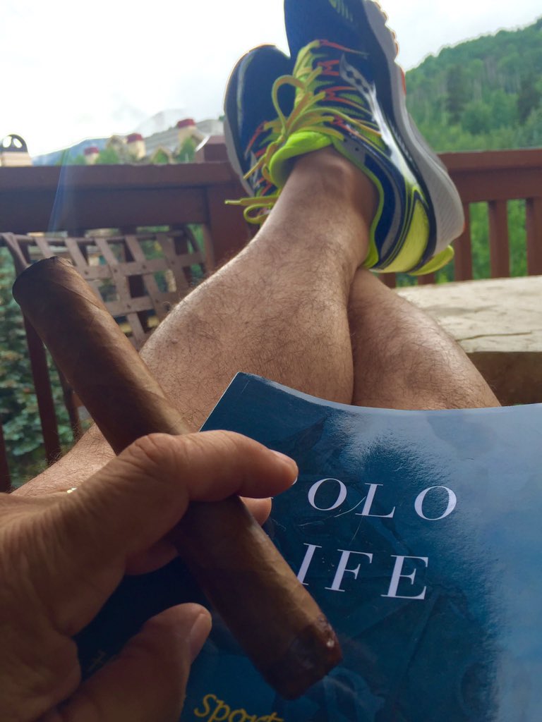 VaBene_style's tweet photo. @AdamCSnow loving the book a cigar and the view #polo #4thOfJuly https://t.co/2INEAcYia5
