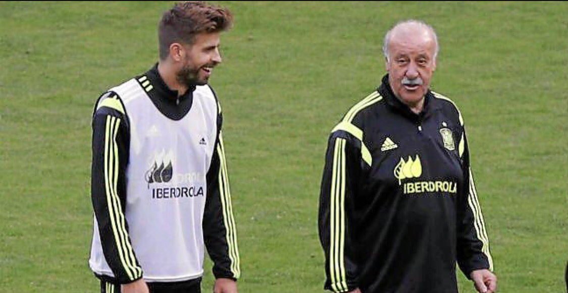 3gerardpique's tweet photo. Personas como tú dignifican este deporte tan maravilloso. #GraciasVicente https://t.co/eVDCrPO62n