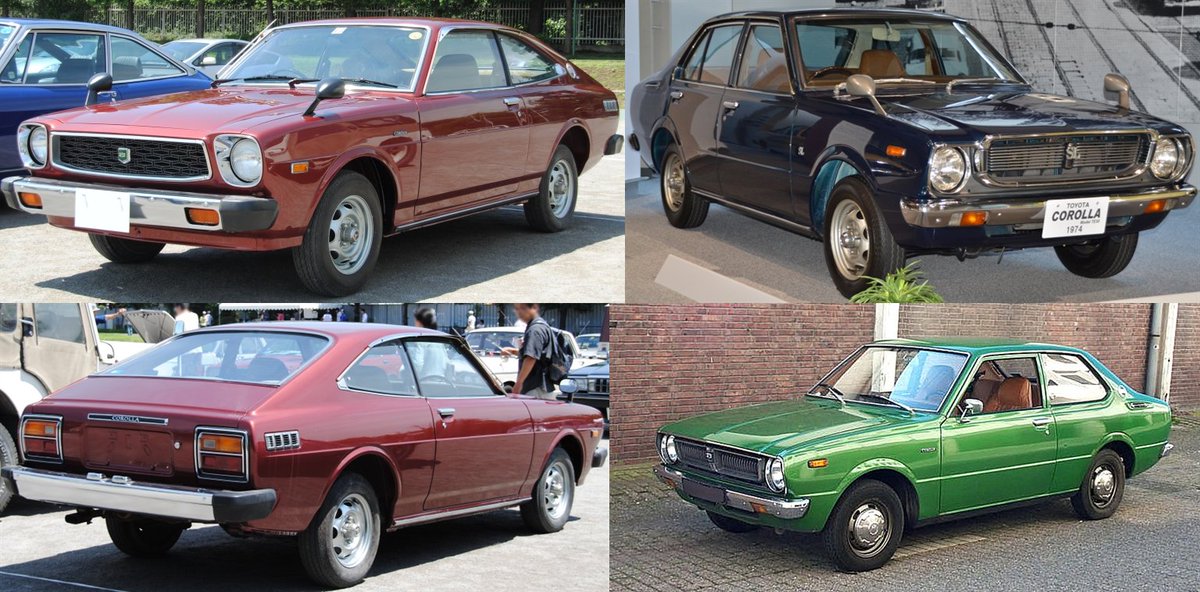 レトロ系 Third Generation Toyota Corolla Sales From Toyota In 1973 1973 79 Classiccars Japan トヨタ カローラ 3代目 1974 79 トヨタ