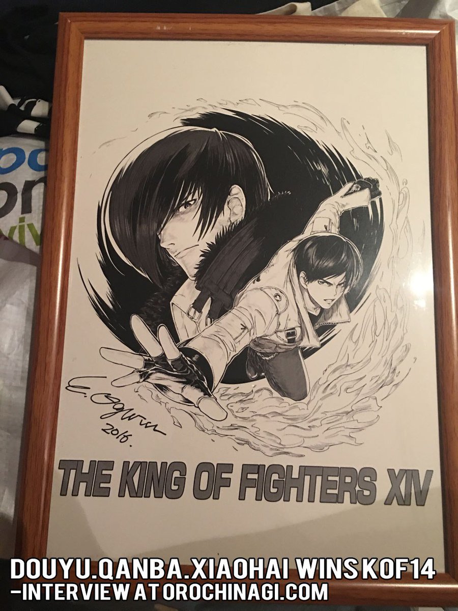 Kof紅茶 على تويتر Kof Xiv おぐらえいすけ氏 描き下ろしイラスト またもエキシビジョン大会の戦利品に シャオハイ氏 インタビューで２枚公開 T Co 5nzwcxmimn