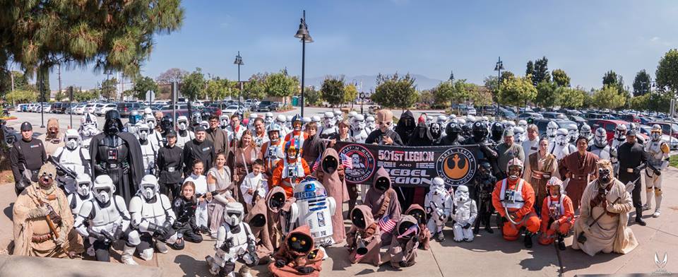 Happy 4th of July from the #SoCal501st @501stLegion and our @rebellegion @Sunriderbase friends. #RosemeadParade2016