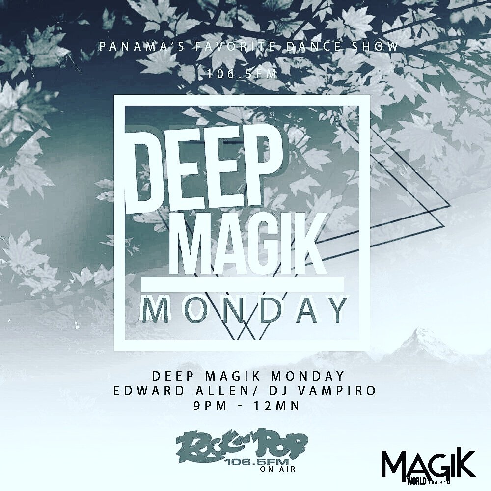 RocknPop1065's tweet photo. Hoy es lunes, y en #MagikWorld venimos con el #DeepMagikMonday @DjEdwardAllen @DjVampiro507 https://t.co/WBFVtOsArM