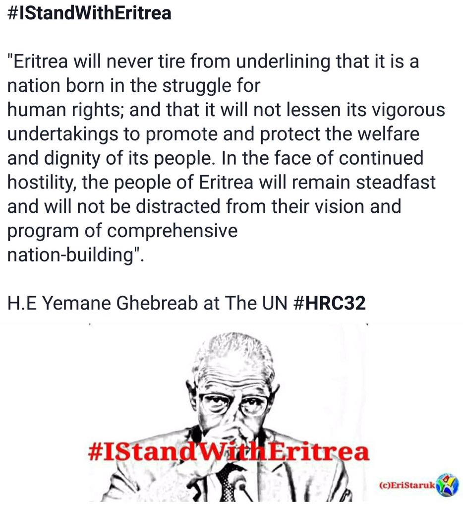 BornTBHero's tweet photo. Eritrea Against All Odds!!
The Unjustified laws against Eritrea from United States will Never surrender ERITREA!!! https://t.co/eJMihfpczF