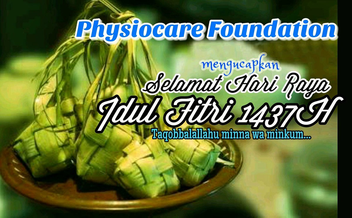 Selamat Hari Raya Idul Fitri 1437H yaa..
Taqobalallahu minna wa minkum