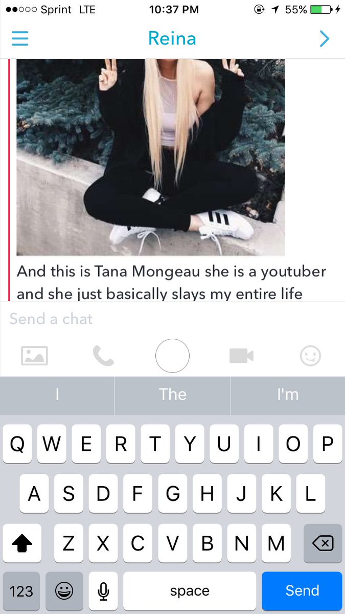 BMTH_Becca's tweet photo. When you introduce Tana to your friends. @tanamongeau https://t.co/suVoLHk4Ti