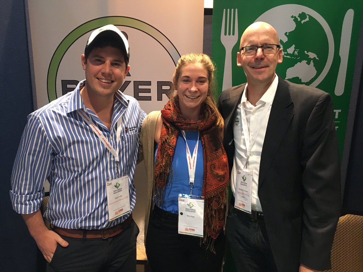FFNAustralia's tweet photo. Come say hi to the @Bayer and @FFNAustralia stand! Hats for days over here #IG16 #GrainGrowers #AgConnect https://t.co/HrDiPDaR4R