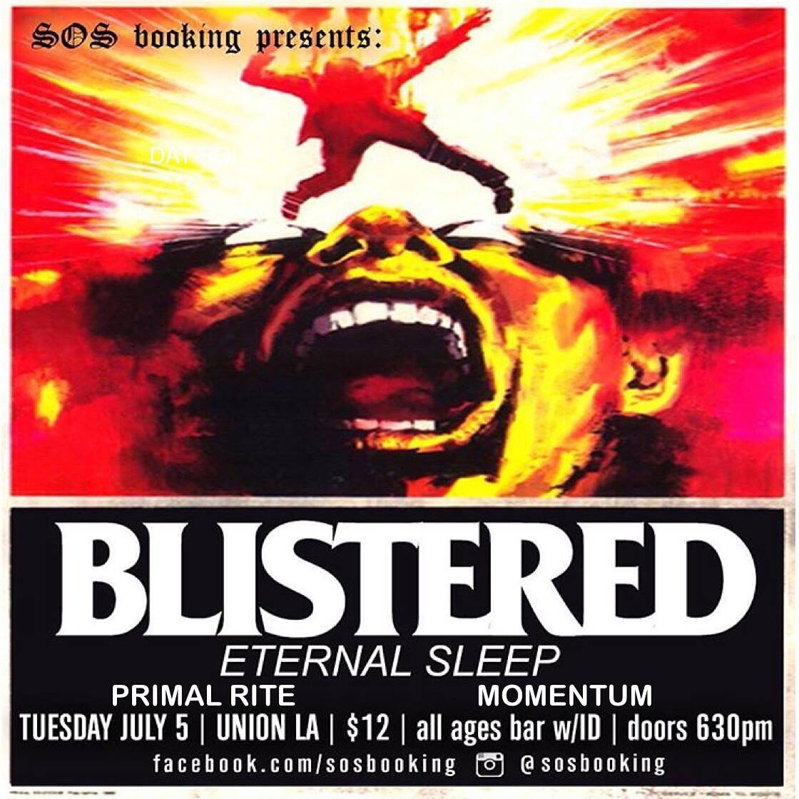 Don't be a fool, Go listen to <a href="/EternalSleephc/">Eternal Sleep</a>. They dropped  a hell of a record. Catch them in LA along w/ Blistered