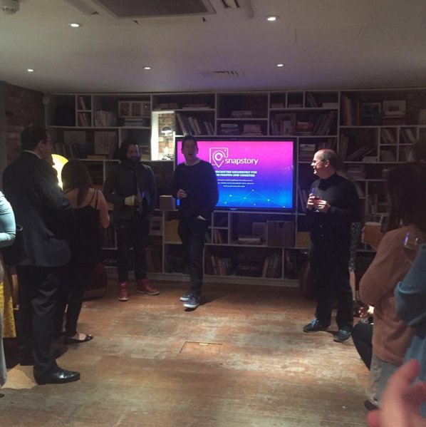 snapstoryapp's tweet photo. Snapstory's #launch @TheHoxtonLDN last night. Thank you to everyone who came along &amp; made the night a huge success! https://t.co/4yfQqZQ3zU