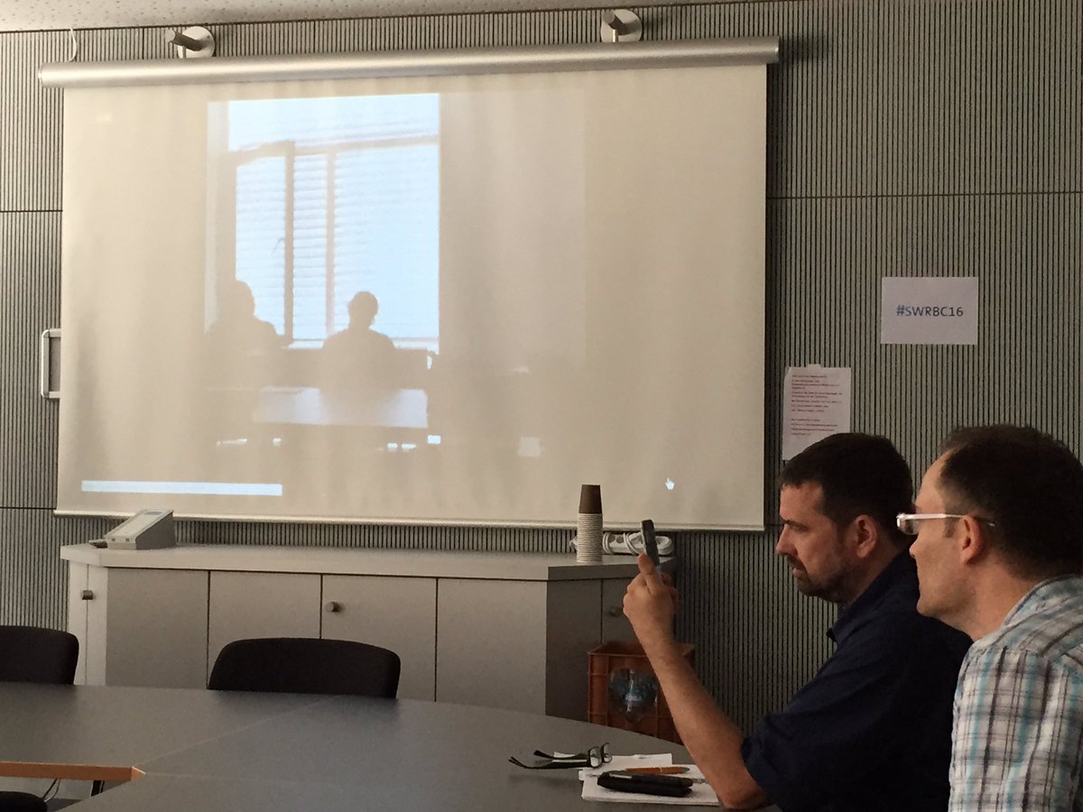 Facebook Live im #swrbc16. Warum nicht mal schon während eines Drehs einen Aufsager machen? Experimente wagen!