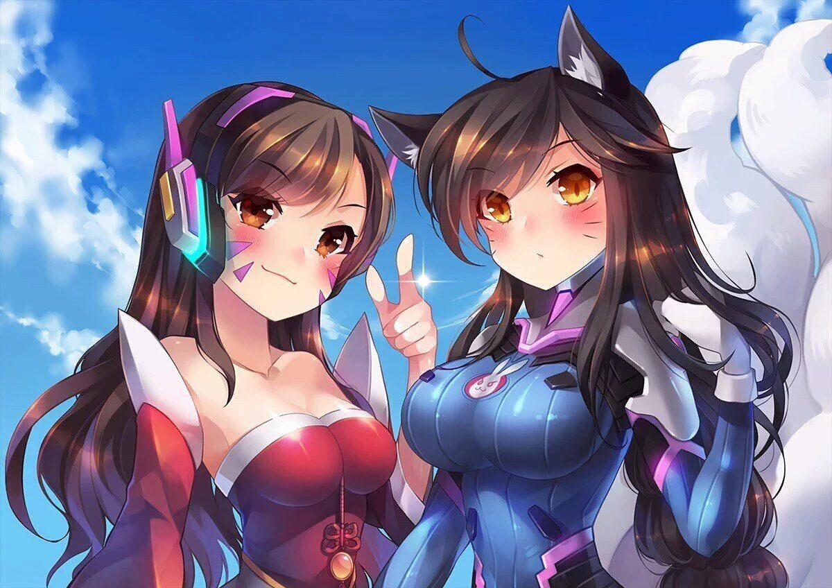 LOL__ART's tweet image. D.Va &amp;amp; Ahri
lolart.ucoz.com

#Overwatch #Ahri #Blizzard #artwork #Crossover #LeagueOfLegends #lol #art #girl