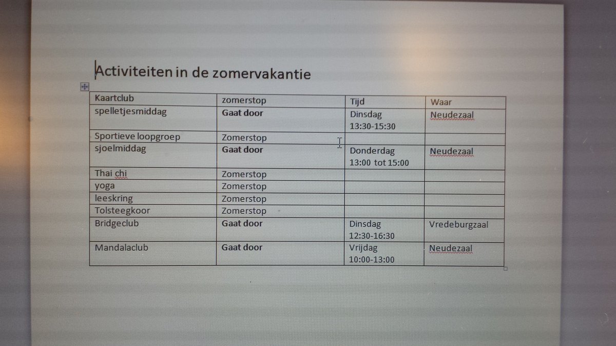 De activiteiten  die doorgaan in de zomervakantie #HHOOGRAVEN
