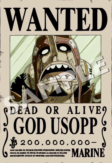 ゴッドウソップも登場 One Piece 手配書ポスター2 16年7月発売予定 ワンピースフィギュア Pop 予約 新作速報