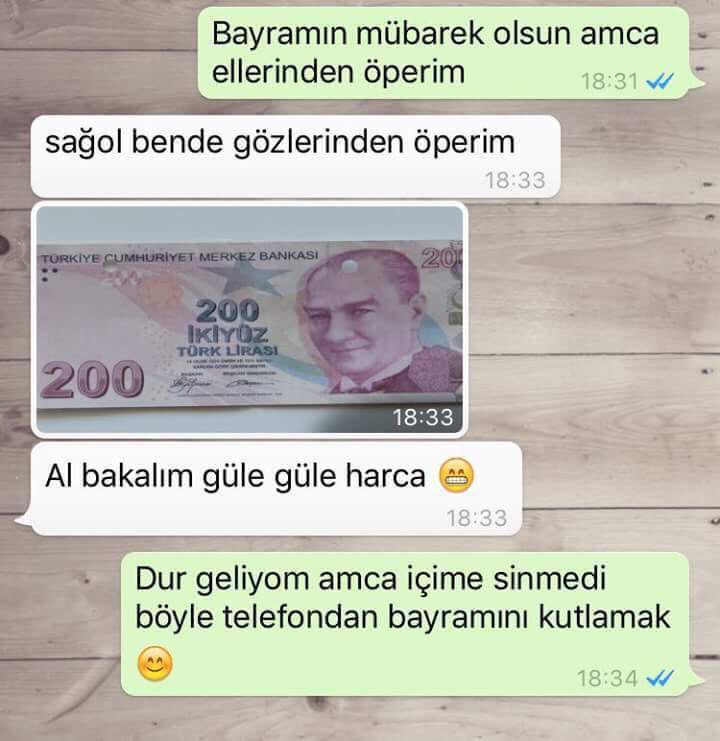 twitter bayram harcligi