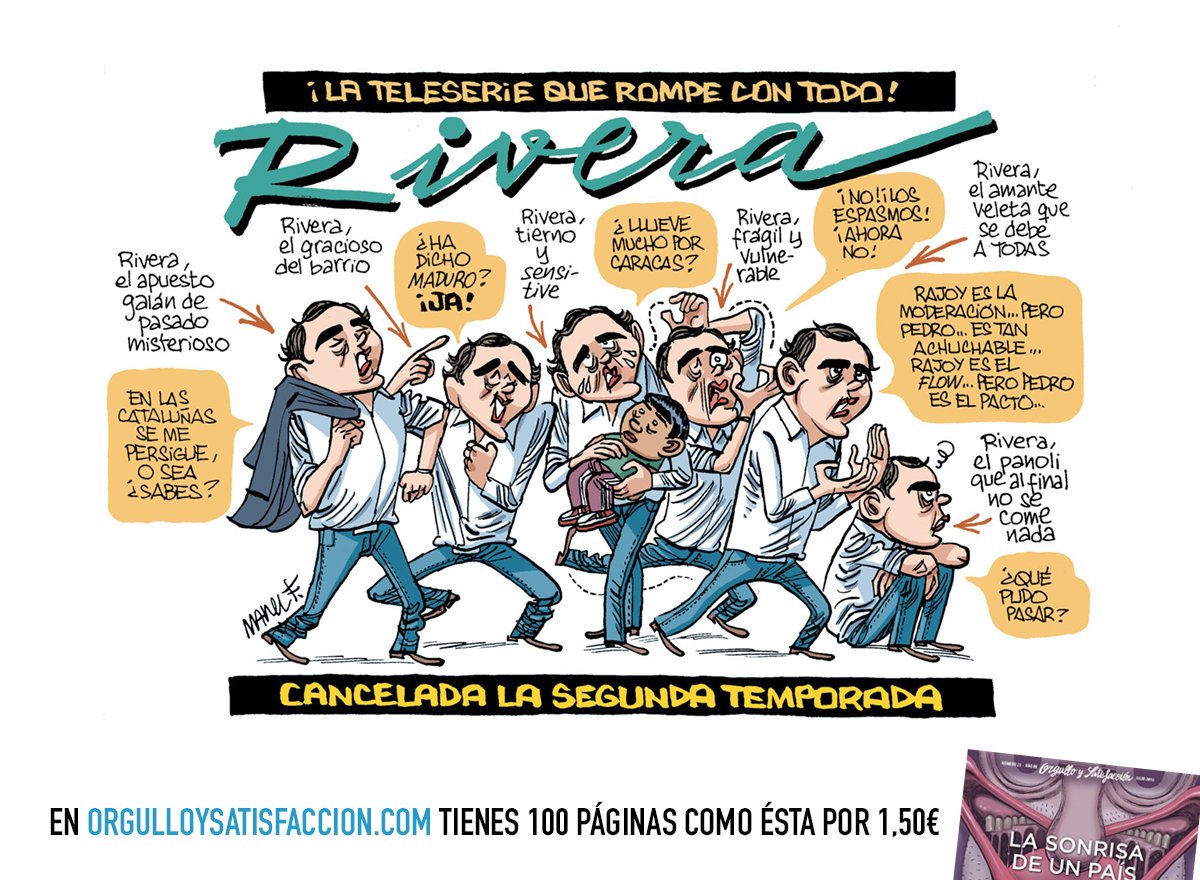 orgulloysatisfa's tweet photo. La serie que rompe con todo se titula #RIVERA ¡No te la pierdas! Por @ManelFontdevila en https://t.co/NWGgNHr7Mg https://t.co/IFOYA3la37