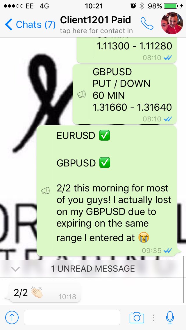 DiddyDrip's tweet image. 2/2 this morning, nice small profits for all our clients ✅ #FHT