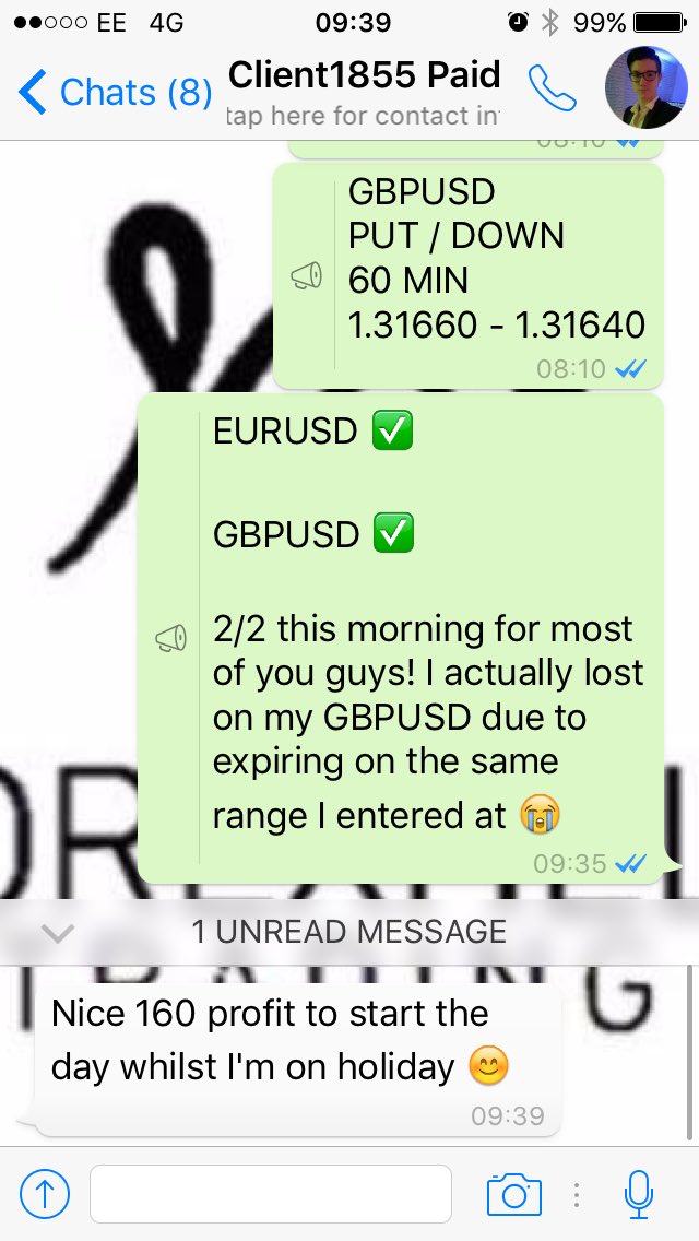 DiddyDrip's tweet image. 2/2 this morning, nice small profits for all our clients ✅ #FHT