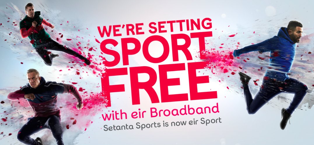 Netgem's tweet photo. #SettingSportFree @eir @eirSport launching today! Available on #eirVision! #TelcoTV https://t.co/GevvQi9H04