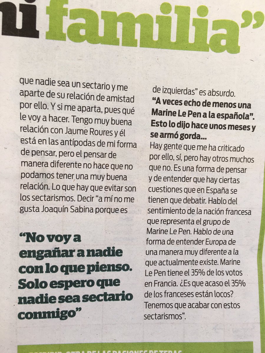 bsilanes's tweet photo. @Tebasjavier @sport "Sentimiento de la nación y la forma de entender Europa de Marine Le Pen" https://t.co/DtCstMoRXI