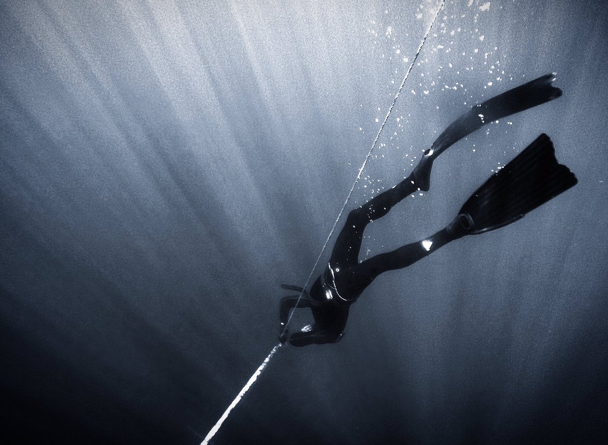 Freediving at Vobster Quay