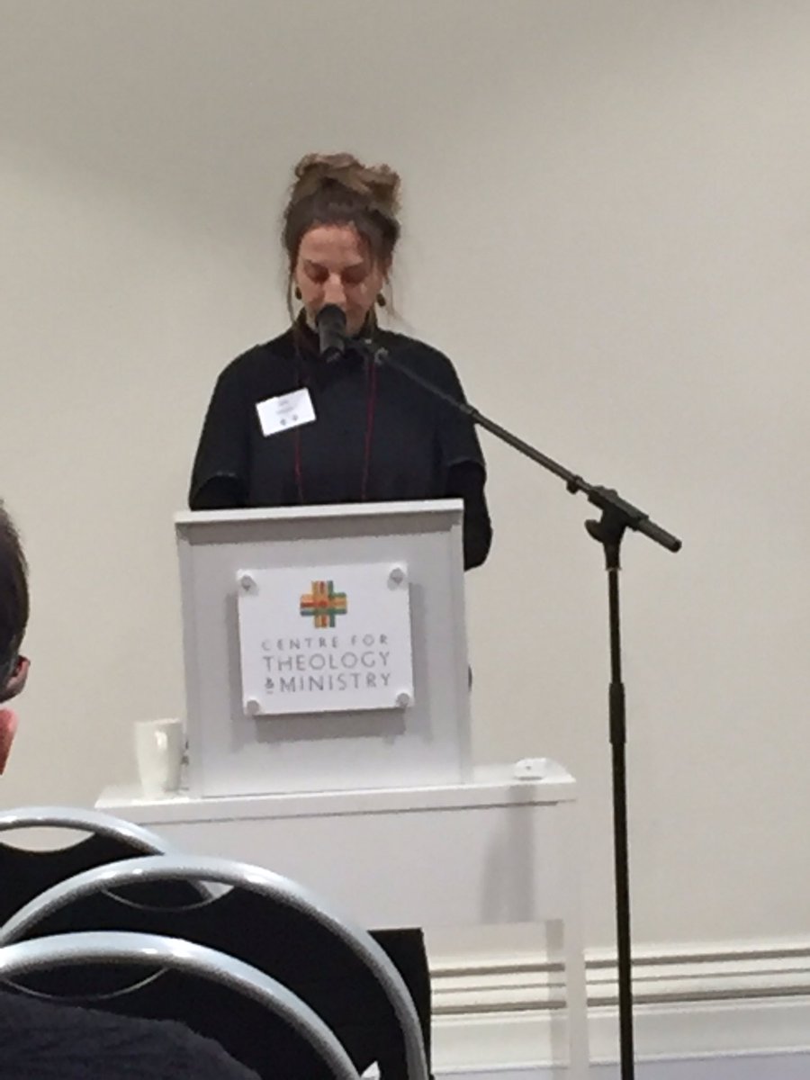 Fotinit_Foz's tweet photo. Rev Dr Sally Douglas @wordstitch on the At-One-Ment theology of 1 Clement. #ANZATS https://t.co/rQVPpFBrkN