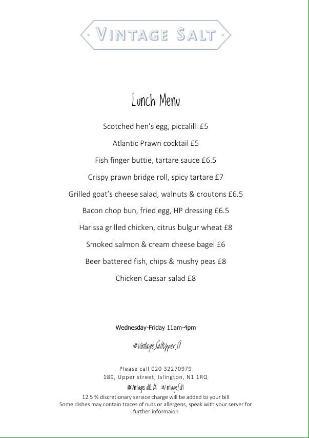 Launching, or should we say lunching, tomorrow #NewMenuOldFavourites Pls RT