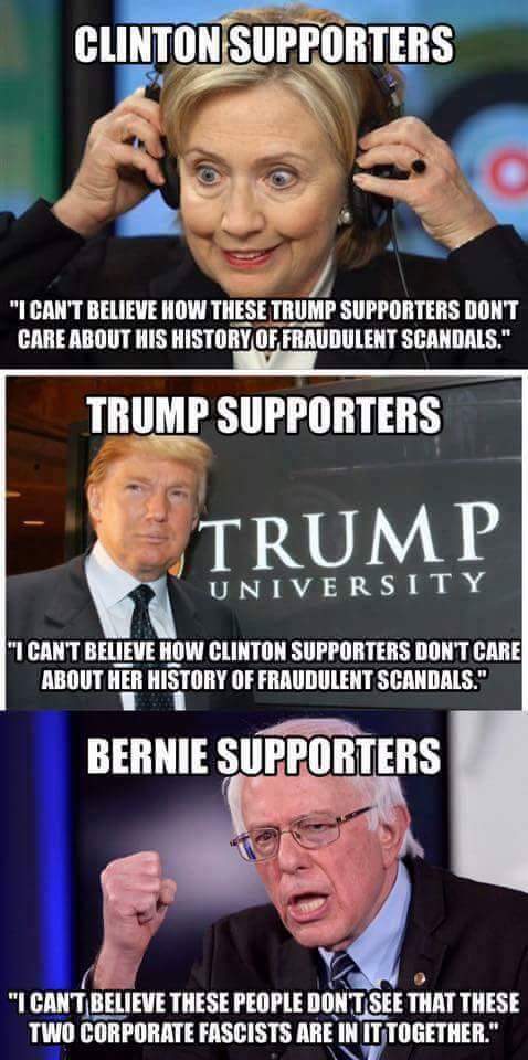 BernieMomma's tweet photo. @GodlessNZ I'm not distracted by Trump either. #BernieOrBust https://t.co/VaVxBWeiRs