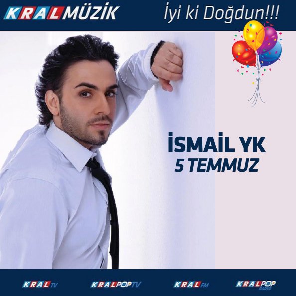 KralFM's tweet photo. Bugün İsmail YK'nın doğum günü... Kral Ailesi olarak @ISMAILYK  ya müzik dolu uzun bir ömür dileriz. https://t.co/afWV8BLsTy
