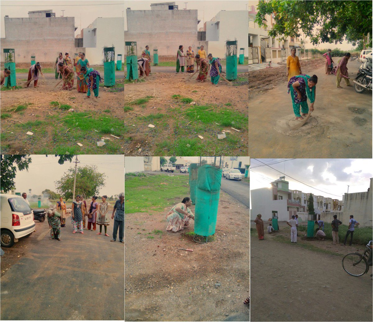 smartcityrajkot's tweet photo. Cleanliness drives in RWAs and Housing Societies. #MyCleanInda @mgsmgujarat @SwachhBharatGov https://t.co/k3vtHyOjjG