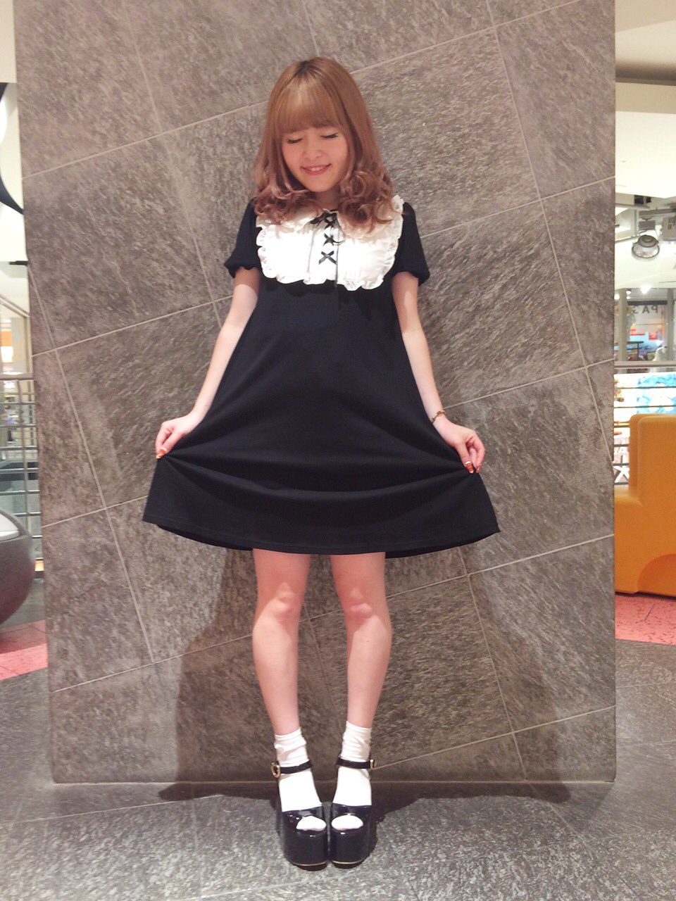 Ank Rouge 天王寺mio店 Black One Piece Dolly Code ヨーク切替がポイントの Dollyなone Pieceのご紹介です T Co Osnan0pywp T Co Uv7w6kut Twitter