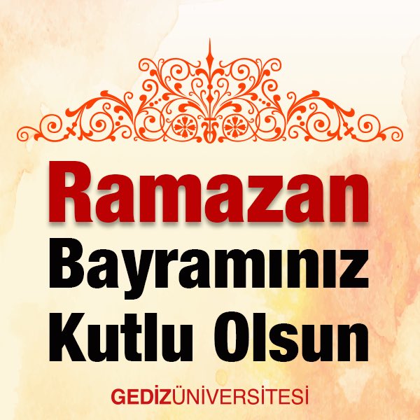 gedizuniversity's tweet photo. Bayram hatırlamaktır. Başta Gediz Üni. Ailesi olmak üzere herkese İyi Bayramlar. Birlikte Nice #MutluBayramlar https://t.co/mOEEvFxS6C
