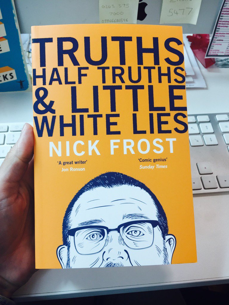 Loving this bold and bright paperback of <a href="/nickjfrost/">Nick Frost</a>'s brilliant book. One of my favourite reads of last year! 👍🏼