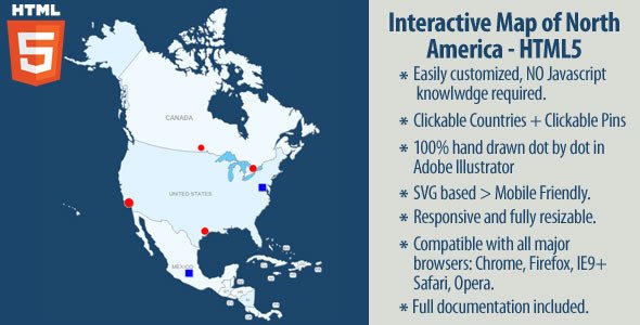 WpWarez's tweet image. Interactive Map of North America (Charts And ... - #AmericaMap #Art101 #ClickableMap goo.gl/TQ0E2b