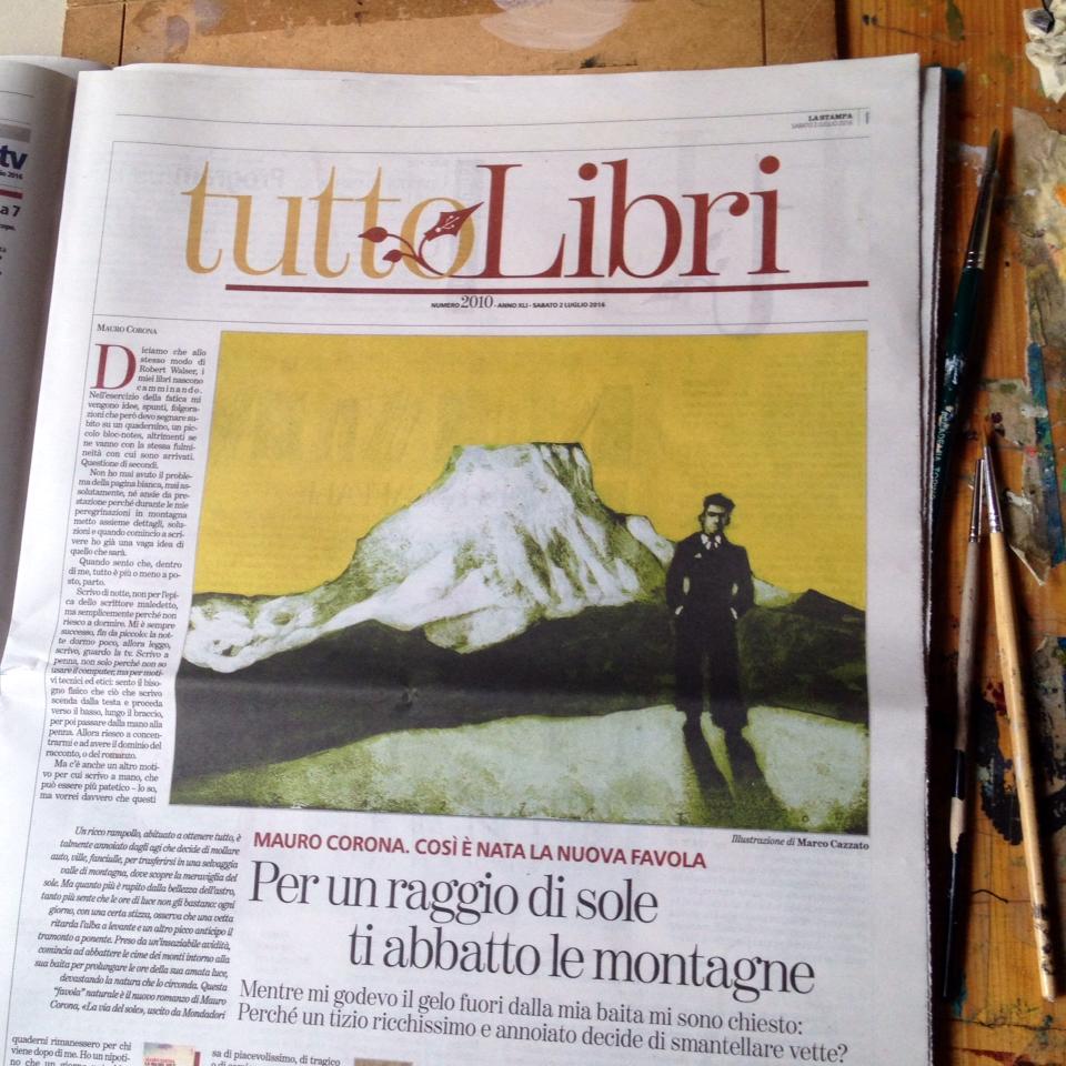 cuNeogotico's tweet photo. Su @TuttoLibri l'illustrazione di @MarcoCazzato1, uno dei nostri “Quattro fantastici”. https://t.co/p0Wj2ZlzDn https://t.co/LEwWNNzUEM