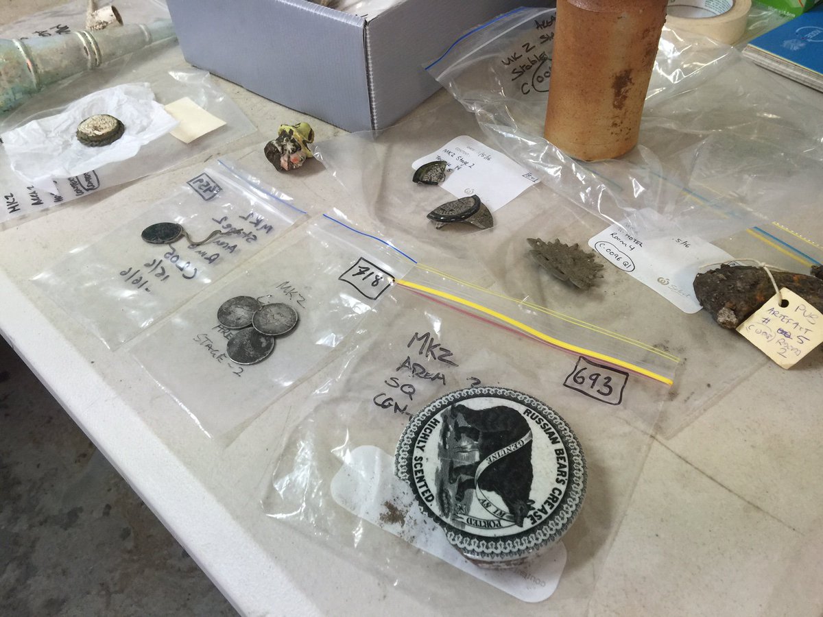 Treasures uncovered at archeological dig site in Melbourne, from the old Mistletow Hotel - gold rush era <a href="/SBSNews/">SBS News</a>