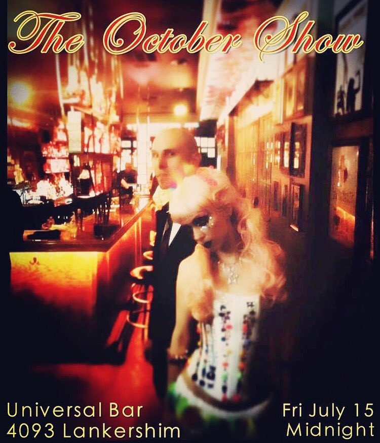 starfyremusick's tweet photo. And it is happening :) July 15!#UniversalBar @theoctobershow 
Our #duet #band #debut! So come out and support!...🤘🏻 https://t.co/8XoWVd2qM4