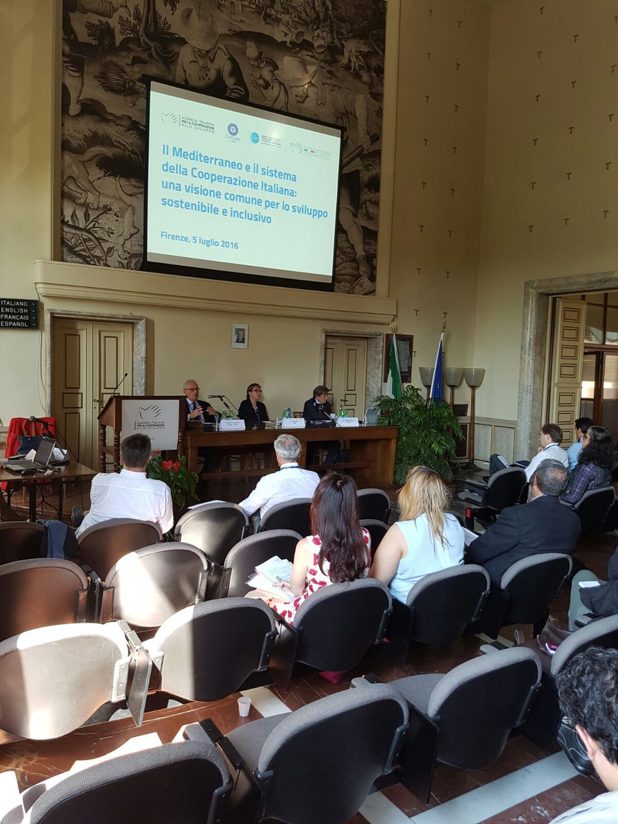 Mediterraneo e sistema della cooperazione italiana <a href="/c_lacirignola/">Cosimo Lacirignola</a> <a href="/gpcantini/">@gpcantini</a> <a href="/aics_it/">AICS Cooperazione_it</a> a Firenze