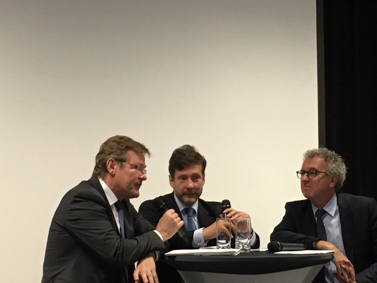 PrinceJonathanF's tweet photo. Presence of HEs @pierregramegna &amp; #johanVanOvertveldt @LuxFinance 's event shows #Fintech is key 4 both countries https://t.co/pckNA3cOfc