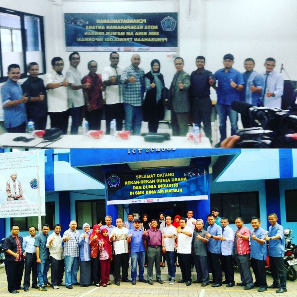 SMKBAM's tweet photo. #memorandum #of #understanding #SMKBAM dengan #apjatel https://t.co/hsUoelMu4w https://t.co/iaTguK1Xxa