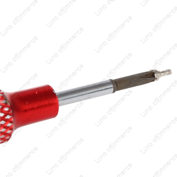 Security cross 2.5×25 Aluminum Precision Screw Driver for Apple iPhone 4/4S/5/5S/6/6 Plus Mid Plate Screw Red