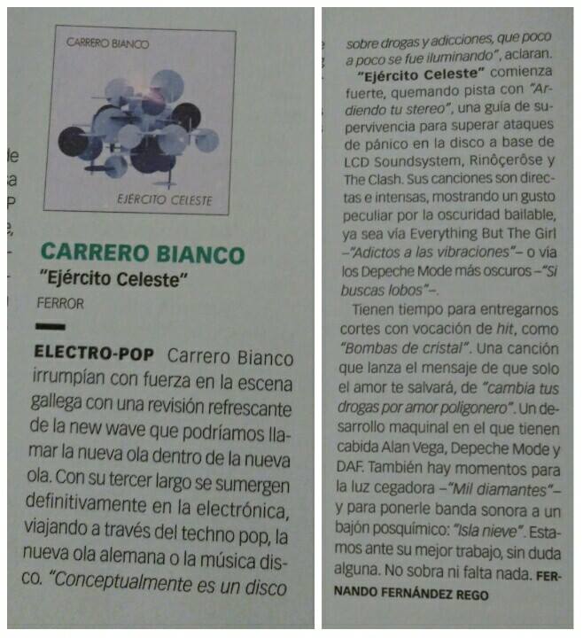 "Ejército Celeste" (Ferror Records) de Carrero Bianco en Rockdelux Julio-Agosto <a href="/CarreroBianco/">Carrero Bianco</a> por <a href="/FernandoFRego/">Fernando F. Rego</a>