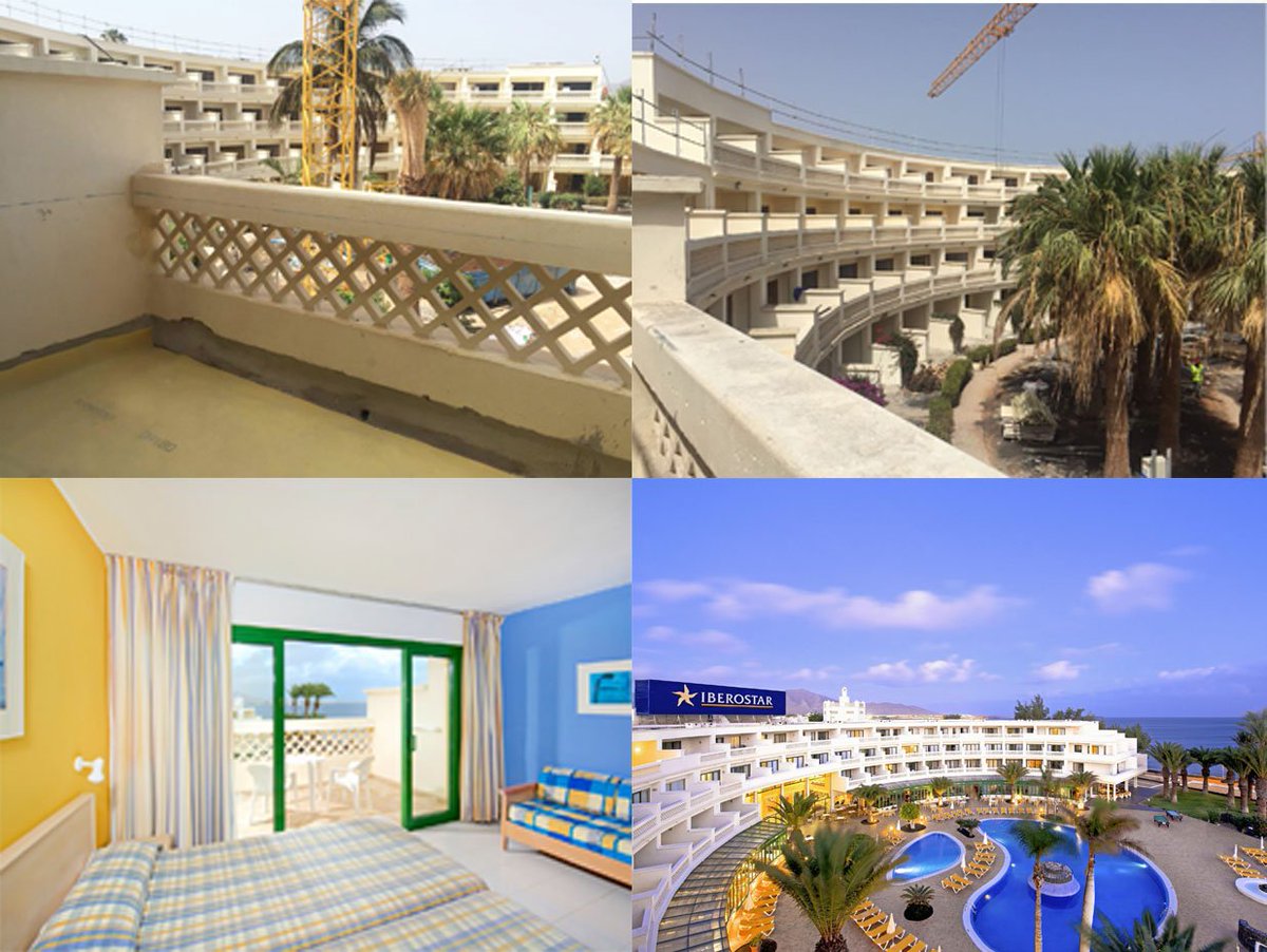 #impermeabilización terrazas con DRY80.Proyecto #Reforma Apartotel 3 ***a Hotel 4**** Iberostar Lanzarote Park