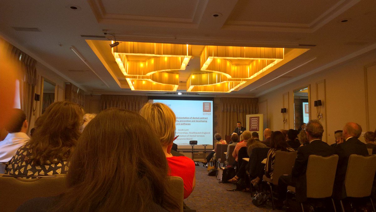 Vikkigoodall's tweet photo. #whfevents busy event at the Westminster health forum's future of dentistry seminar..... https://t.co/YAMWryJph6