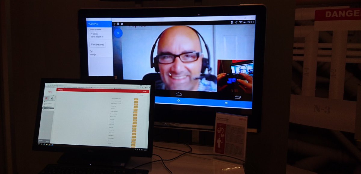 CBoorman79's tweet photo. @_projectamplify Mr Taylor with a big smile as we talk over remote support with Amplify! #FujitsuWT https://t.co/ecES0VSU2B