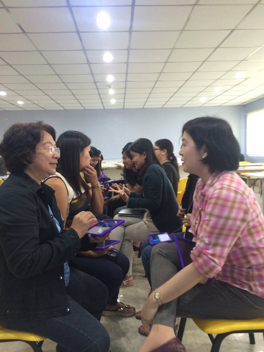 GinoongAustria's tweet image. iOS Playground with new teachers at JCA #edtech #ipaded #edtechph