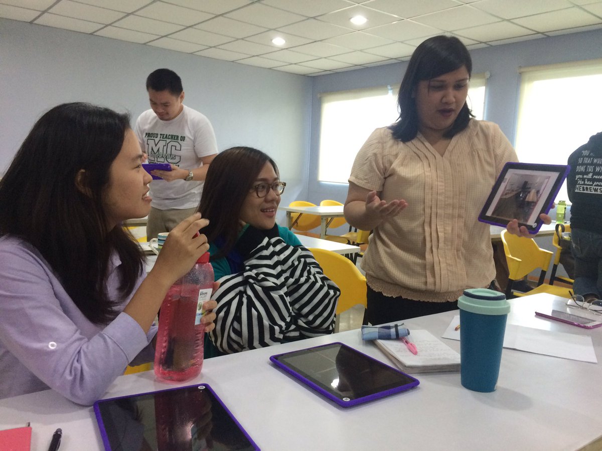 GinoongAustria's tweet image. iOS Playground with new teachers at JCA #edtech #ipaded #edtechph
