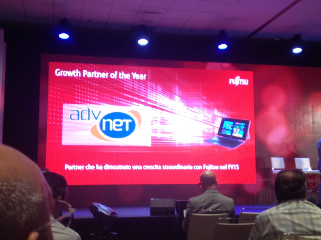 TorresaniB's tweet photo. #FujitsuWT #advnet è Growth partner of the year https://t.co/Df0zlZixGT